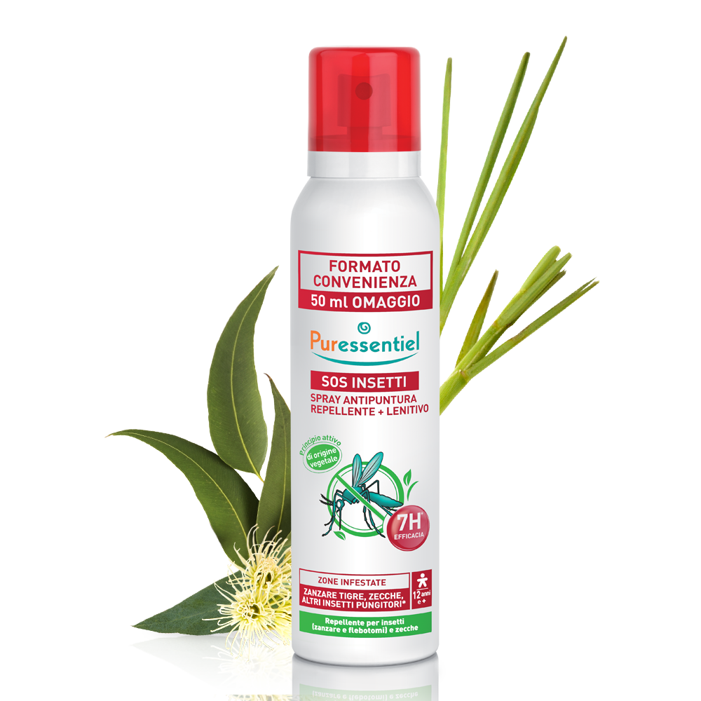 SOS Insetti Spray Anti-Puntura Repellente + Lenitivo