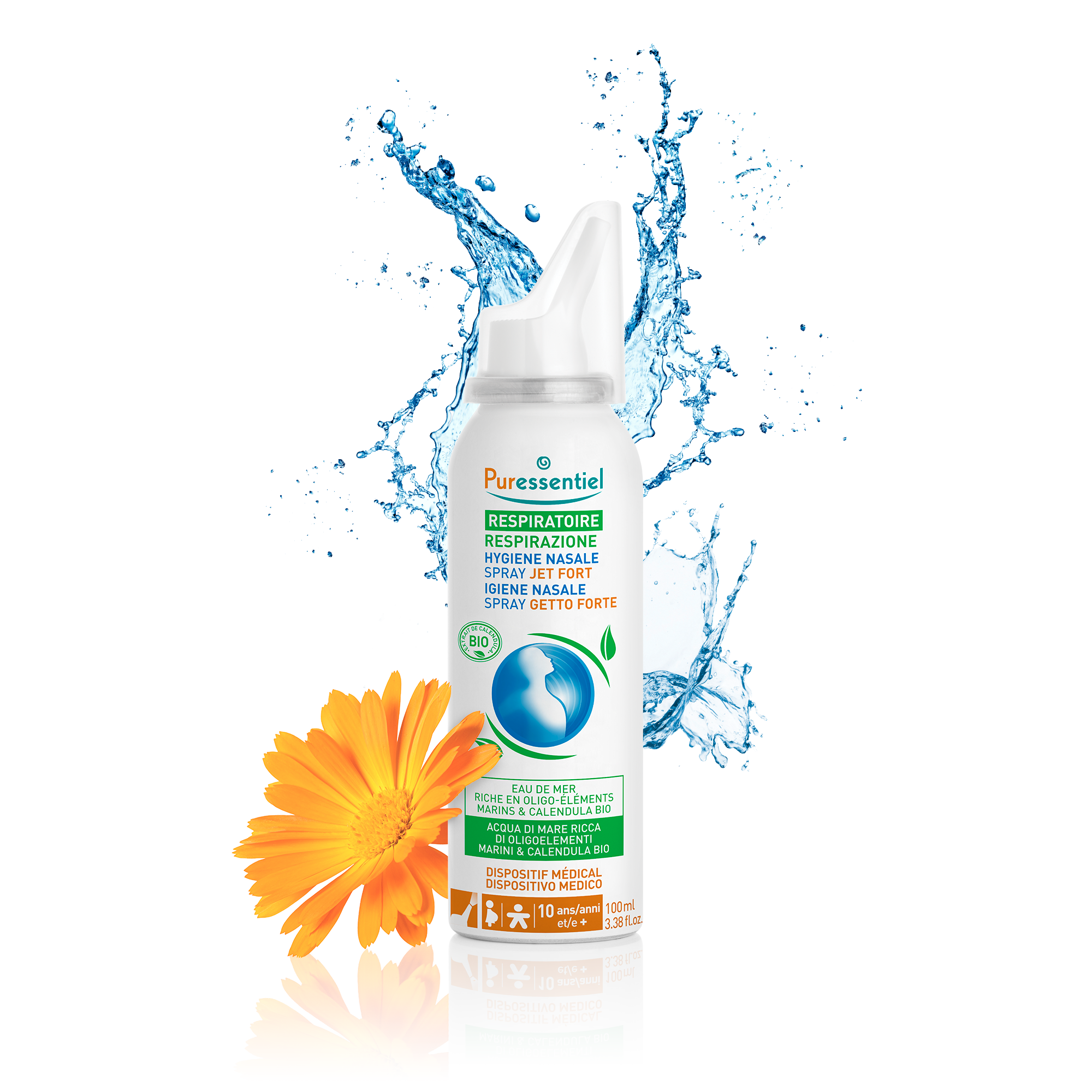 Spray Getto Forte alla Calendula Bio - Igiene Nasale