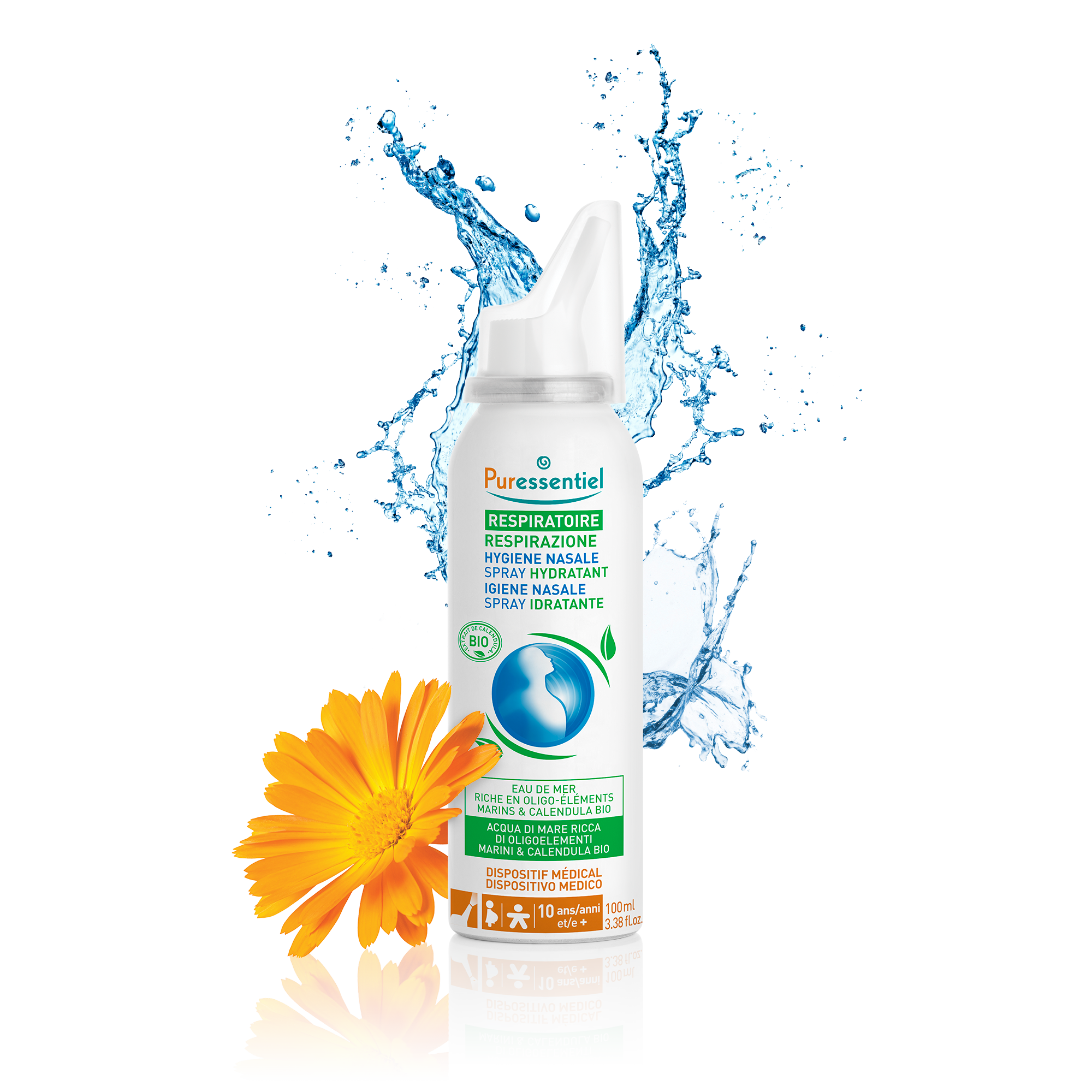 Spray Idratante alla Calendula Bio - Igiene nasale