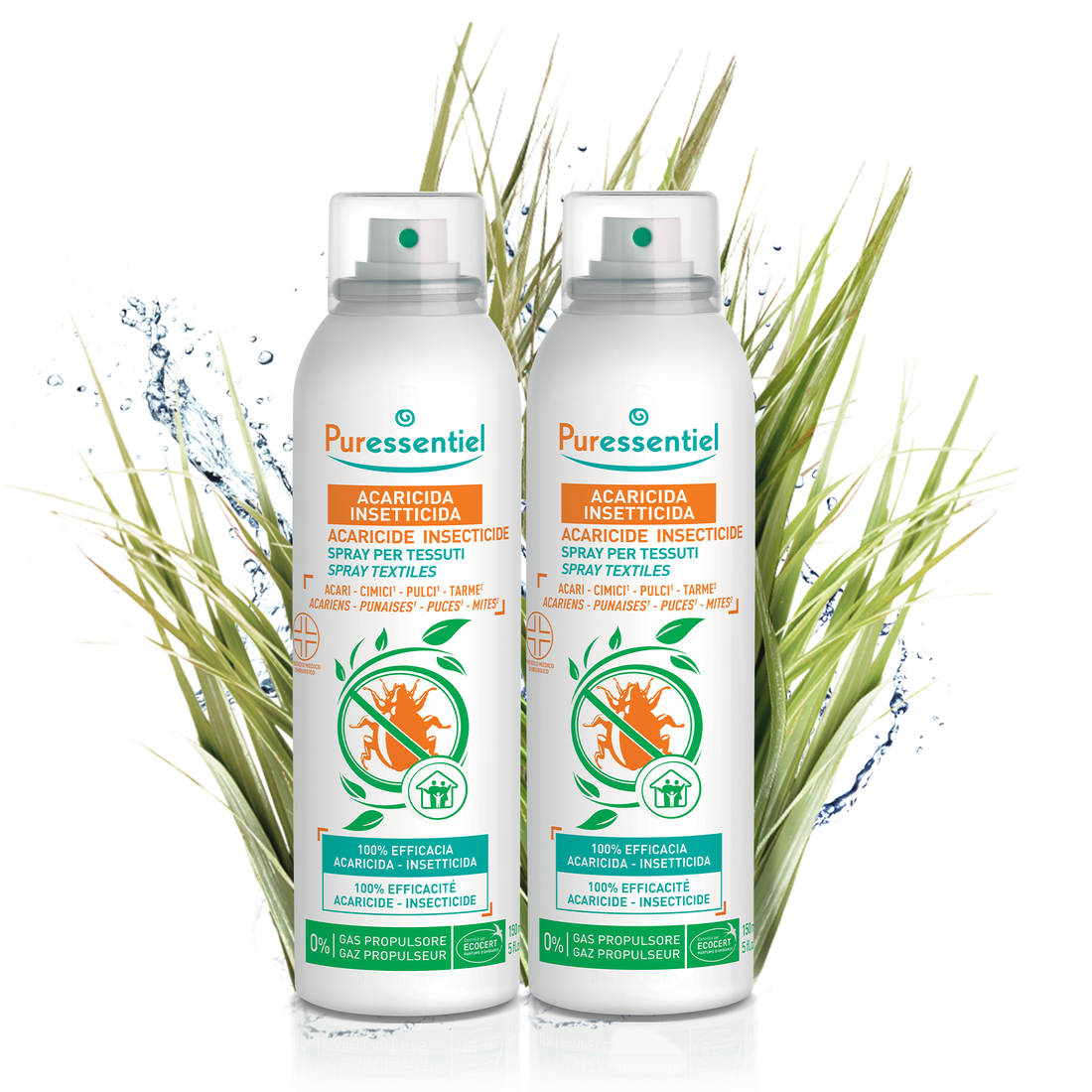 Duo Spray Per Tessuti Acaricida Insetticida