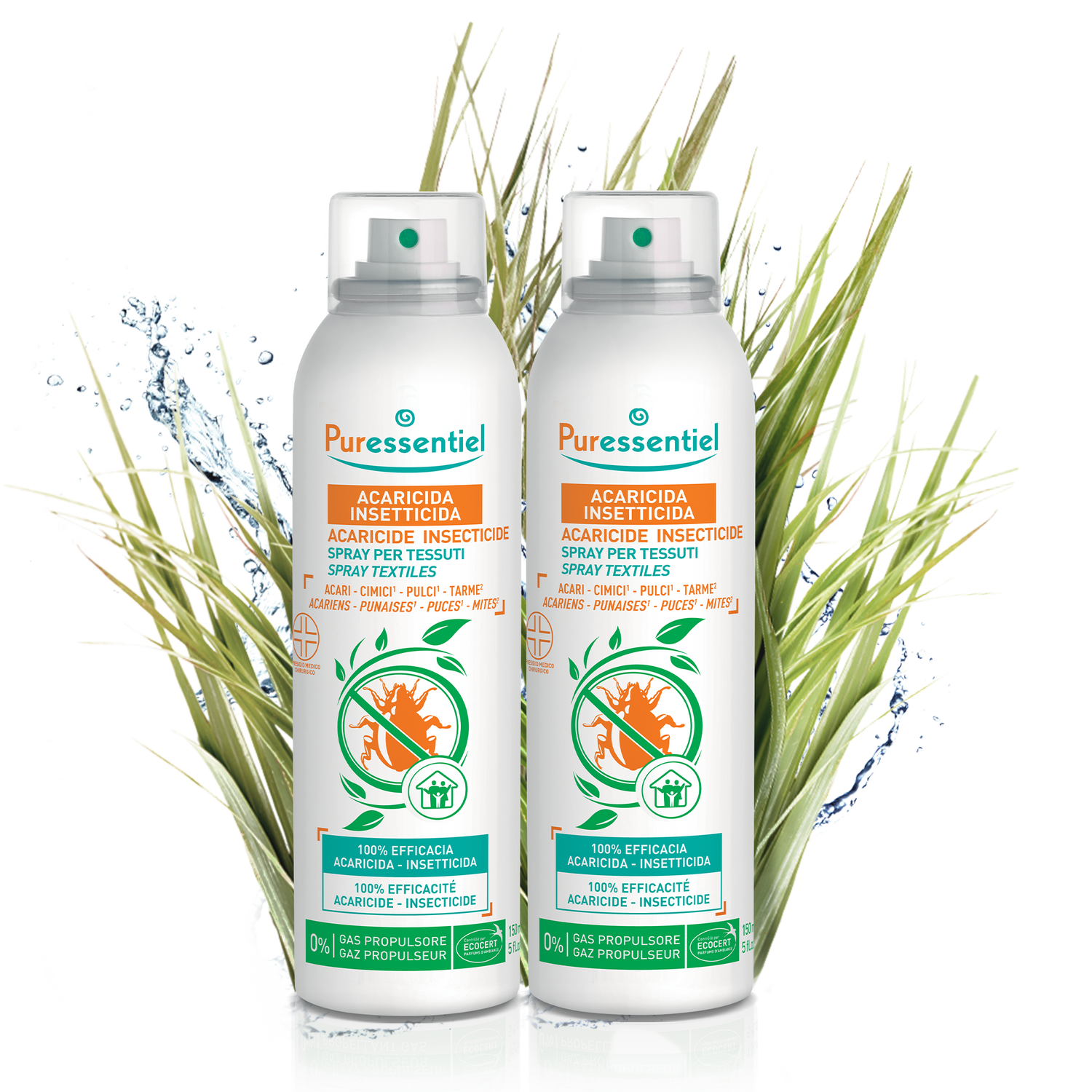 Duo Spray Per Tessuti Acaricida Insetticida