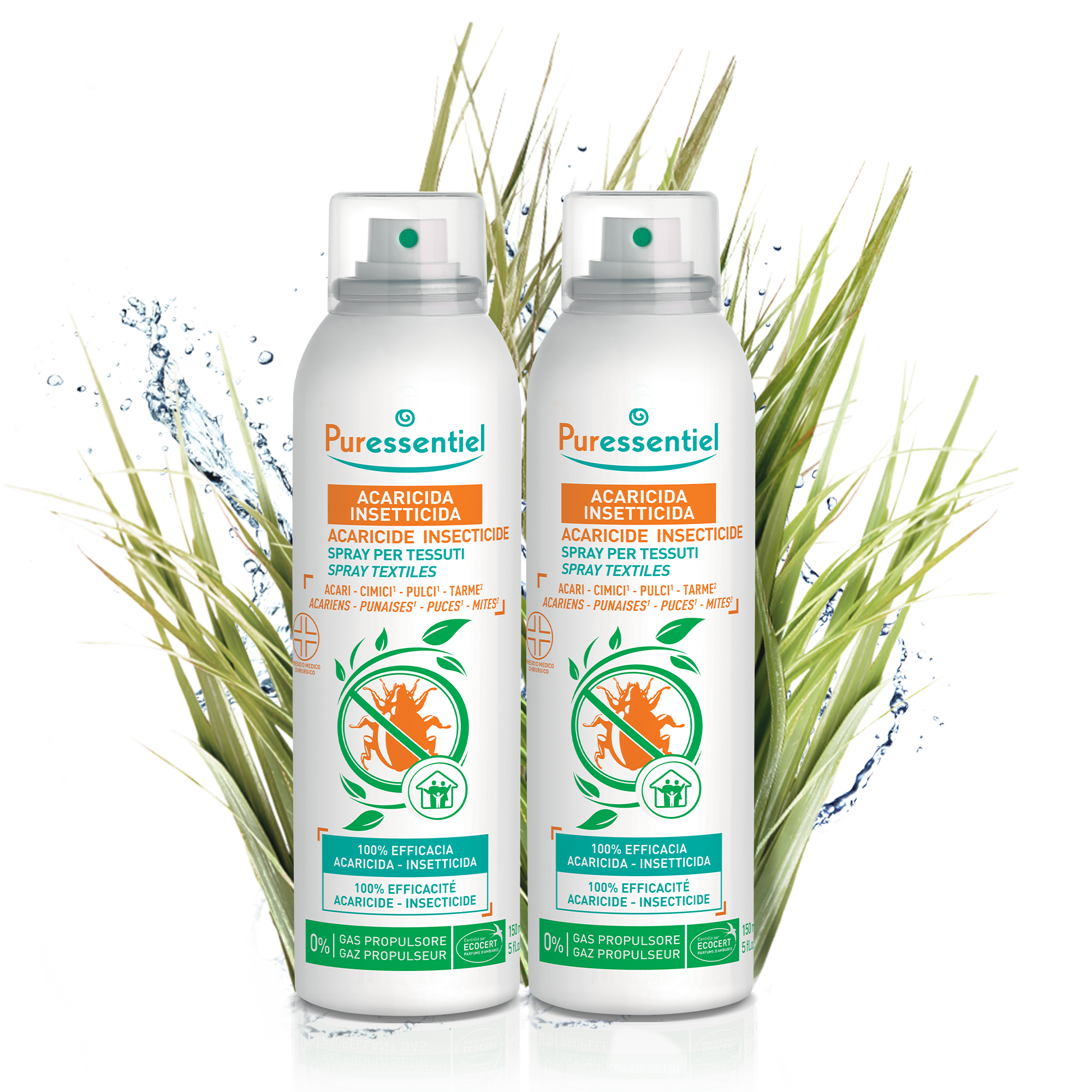Duo Spray Per Tessuti Acaricida Insetticida
