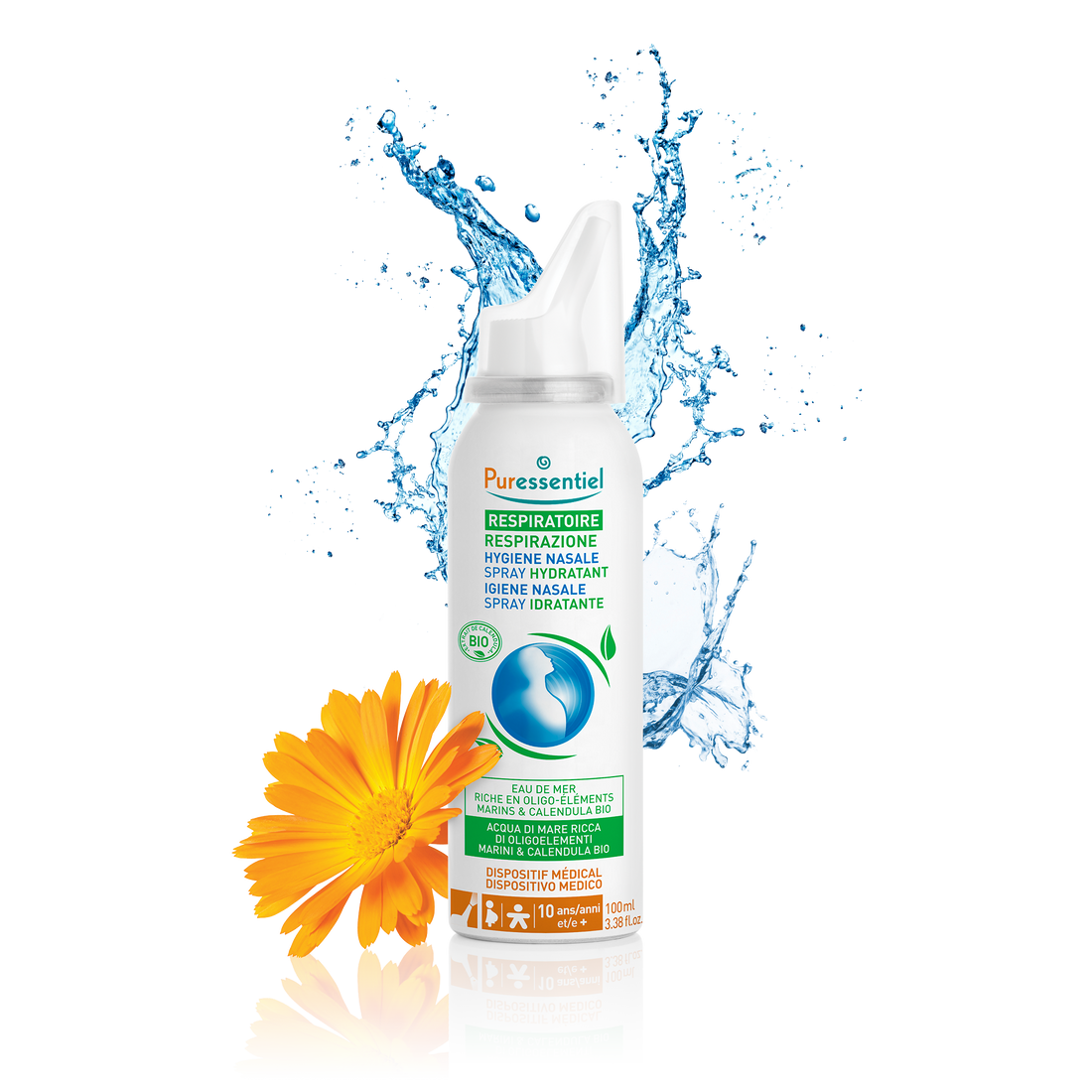 Spray Idratante alla Calendula Bio - Igiene nasale