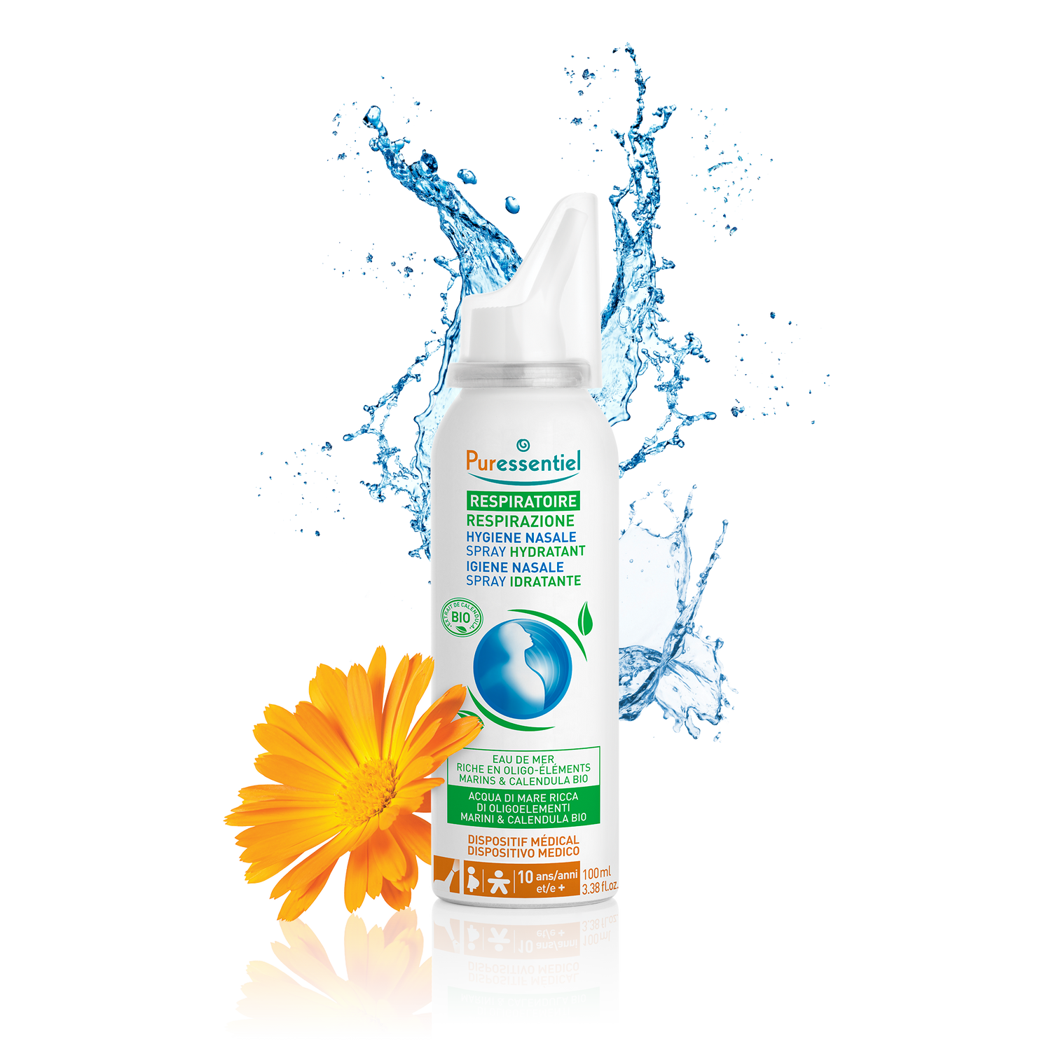Spray Idratante alla Calendula Bio - Igiene nasale